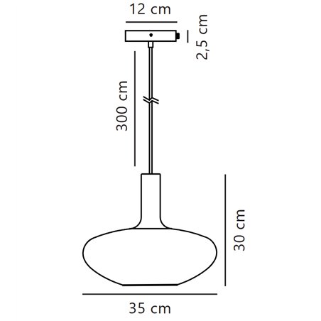 Nordlux Alton 35 suspension lamp