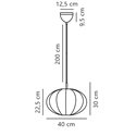 Nordlux Aeron 40 suspension lamp