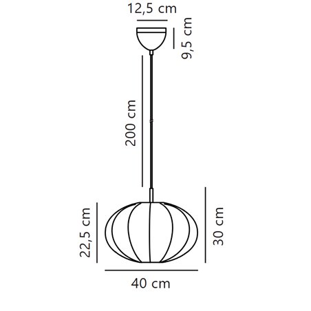 Nordlux Aeron 40 suspension lamp