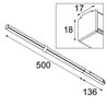 Modular Lighting Pista track 48V LED linear GI (500mm) Schienenbeleuchtungssystem