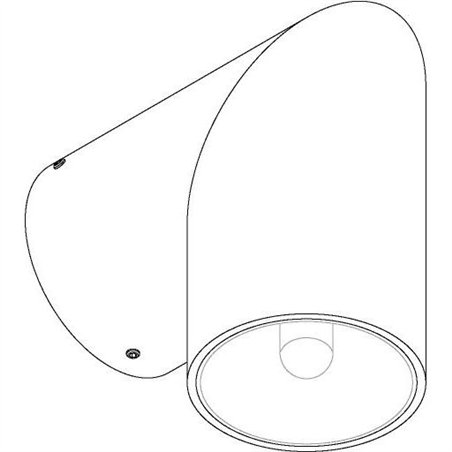 PSM Lighting Tubo 5201.Es50 Wall Lamp - Grey - Outlet