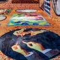 SELETTI Toiletpaper Round Rug  - Lipsticks