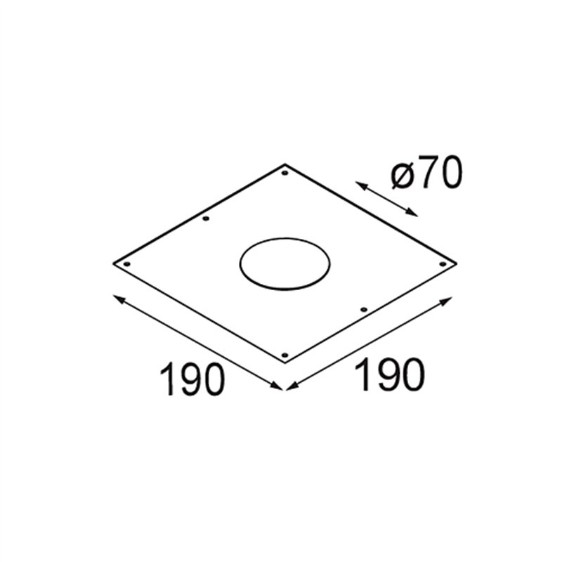 Modular Gypkit 190X190Ø70