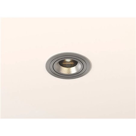 TAL SOLID ROUND MOBY GU10 Ceiling lamp Aluminium (brushed) - Outlet