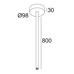 Delta Light MULTINOVA 55 ROD SUSPENSION 0,8m Hängelampe