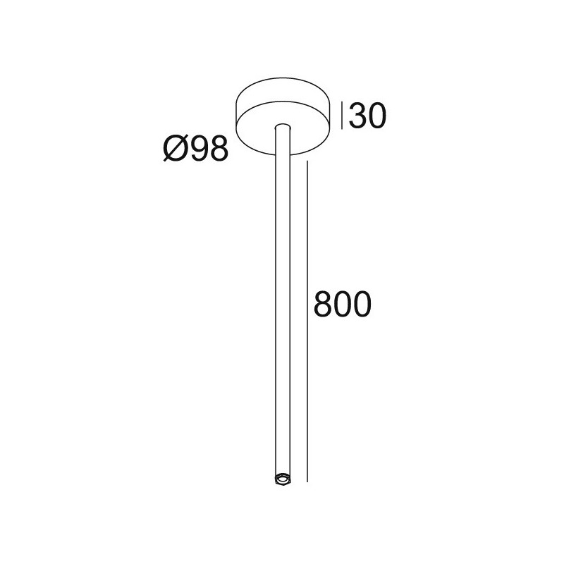 Delta Light MULTINOVA 55 ROD SUSPENSION 0,8m Hängelampe