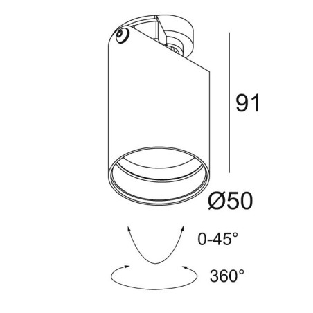 Delta Light PUT S6 MAGNETIC Recessed spot