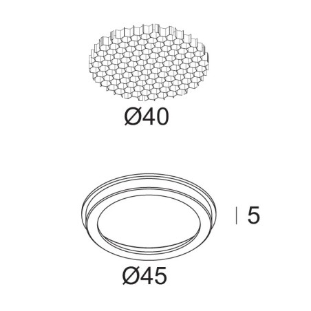 Delta Light BOXY HONEYCOMB