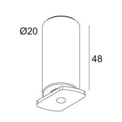 Delta Light Slm26L - Ceiling Fixation