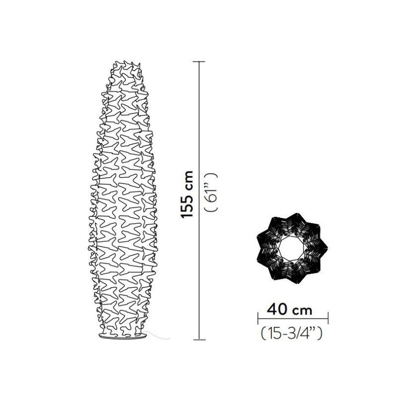 Slamp CACTUS FLOOR LAMP XL