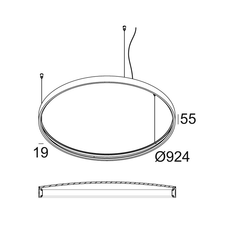 Delta Light SUPERLOOP PLUS HC 90 MDL Hängelampe