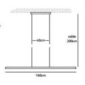 Jacco Maris keep it straight 160cm, suspension lamp