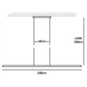 Jacco Maris keep it straight 200cm, suspension lamp