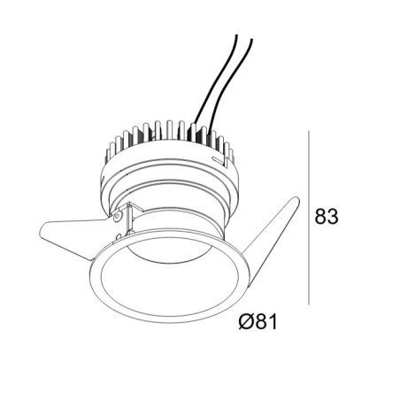Delta Light PARTOU AC DIM8 Recessed spot