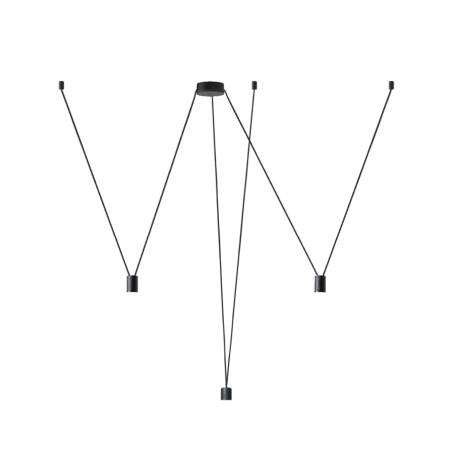 Wever & Ducré Suspension Set | E27 | 6.0 m | for 3 WIRO Decenter 3.0