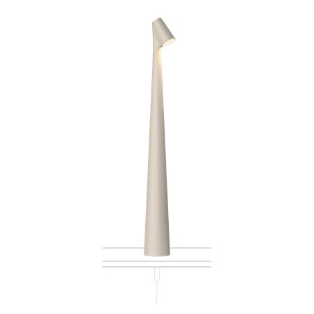 Vibia Africa Bolt-down Ø 5 x 45 cm - 5590 table lamp