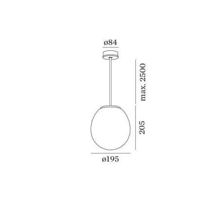 Wever & Ducré Dro Suspended 2.0 Suspension lamp