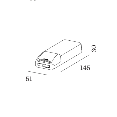 Wever & Ducré Driver 12V 25W Phase Cut Dim