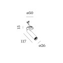 Wever & Ducré Match 1.0 wire springs Recessed spot