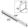 Modular Lighting Pista track 48V LED linear spots (16x) GI Schienenbeleuchtungssystem