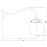Tekna C CLOVELLY Wandlampe