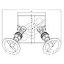 Tekna NAUTIC Lilley Spot Twin LED Ceiling lamp