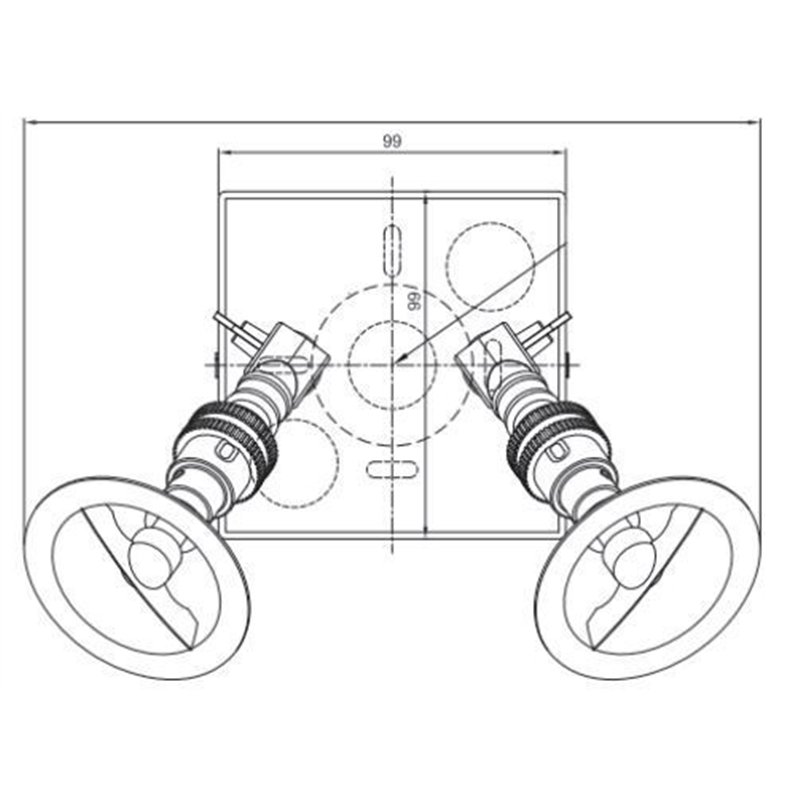 Tekna C LILLEY SPOT TWIN LED Deckenlampe