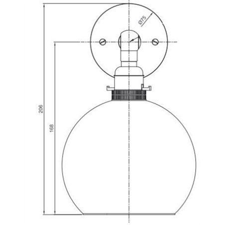 Tekna NAUTIC Stiffkey Bobeche Wall lamp