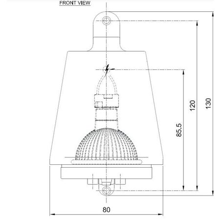 Tekna NAUTIC SPREADERLIGHT 12V - LED Wall lamp