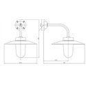 Tekna NAUTIC QUAY LIGHT 90° Wall lamp