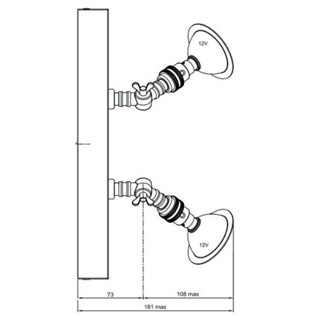 Tekna LILLEY SPOT ON RAIL 2 - LED (300MM) Ceiling lamp