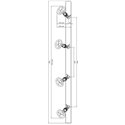 Tekna LILLEY SPOT ON RAIL 4 - LED (900MM) Ceiling lamp