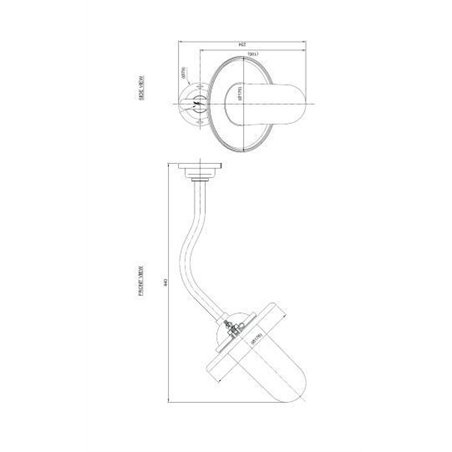 Tekna NAUTIC Butterfly 45° Wall lamp