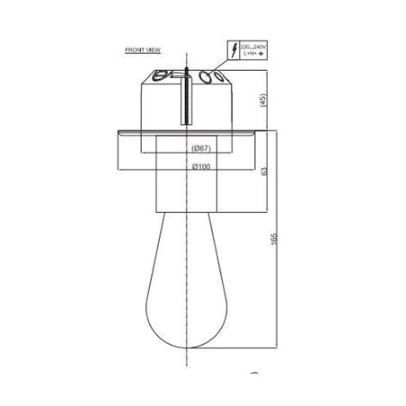 Tekna NAUTIC Cod Ceiling lamp