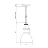 Tekna C Loft 600mm Hängelampe