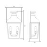 Tekna C Montrose City Wandlampe