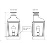 Tekna C Montrose City Small Wandlampe