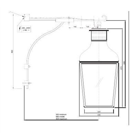 Tekna NAUTIC Montrose Large Wall lamp