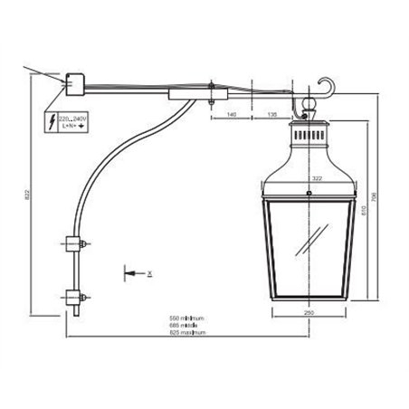 Tekna NAUTIC Montrose Large LED Wall lamp
