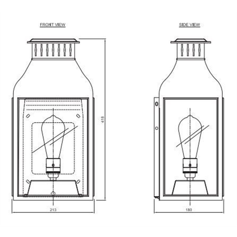 Tekna C Pagode Wandlampe