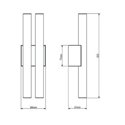Tekna ARTON Phara Large Double Wall lamp