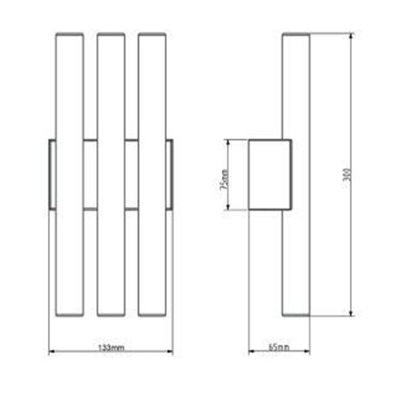 Tekna ARTON Phara Large Triple Wall lamp