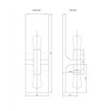 Tekna ARTON Walcott Twin Wall lamp