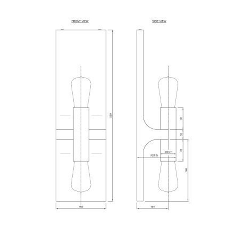 Tekna Walcott Twin Wandlampe