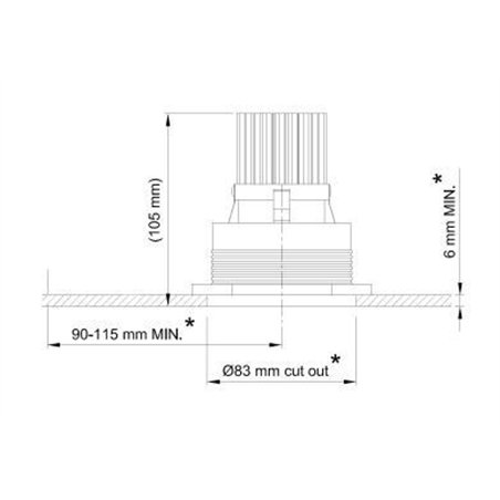 Tekna FLATSPOT 1 - TRIMLESS XICATO Recessed lamp