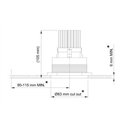 Tekna FLATSPOT 1 - TRIM LED XOB Recessed lamp