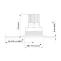 Tekna FLATSPOT 1 - TRIM XICATO Recessed lamp