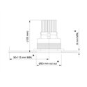 Tekna FLATSPOT 2 - TRIM XICATO Recessed lamp