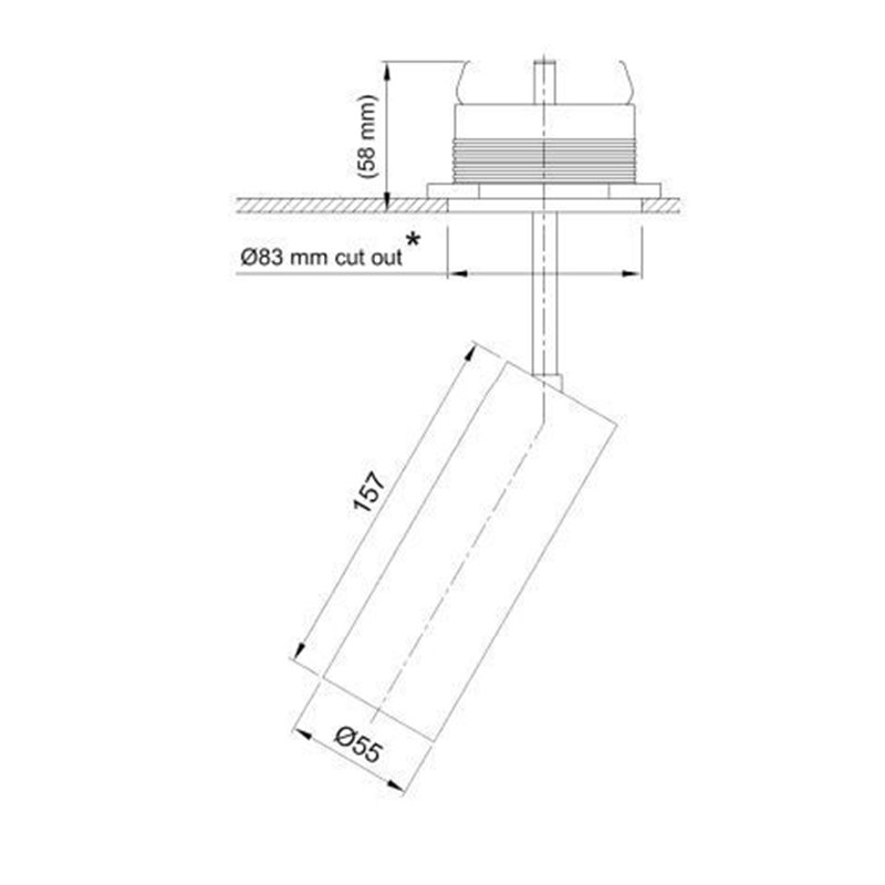 Tekna POT 6 - TRIMLESS GU10 LED Einbaustrahler