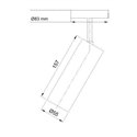 Tekna FLATSPOT 6 - SURFACE MOUNTED GU10 Ceiling lamp